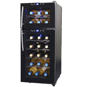 NewAir AW-210ED Dual Zone Thermoelectric Wine Cooler